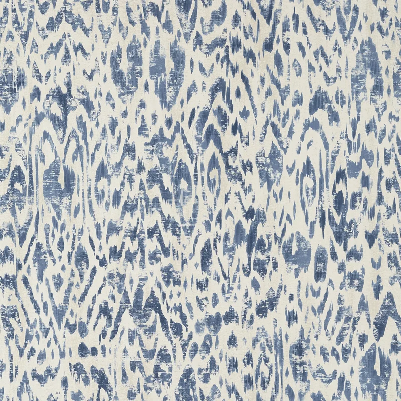 Thibaut Carlotta — Blue Embossed Vinyl on Non Woven wallpaper in Blue