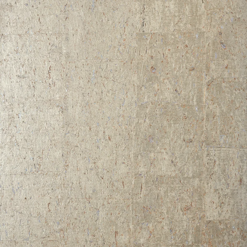 Thibaut Cork — Metallic Pewter Cork on Paper wallpaper in Metallic Pewter