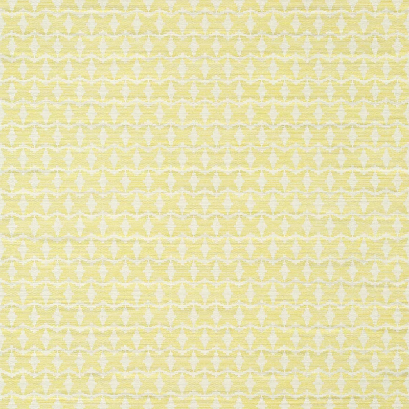 Thibaut Zion Wide Width — Yellow Embossed Vinyl on Non Woven wallpaper in Yellow