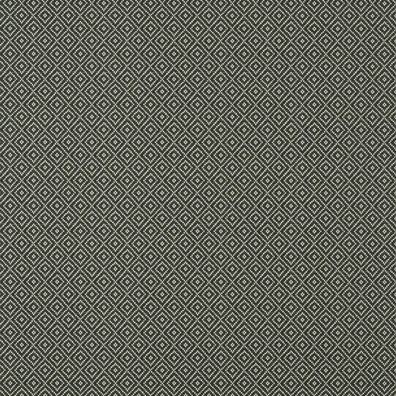 Thibaut Rimba Wide Width — Black Embossed Vinyl on Non Woven wallpaper in Black