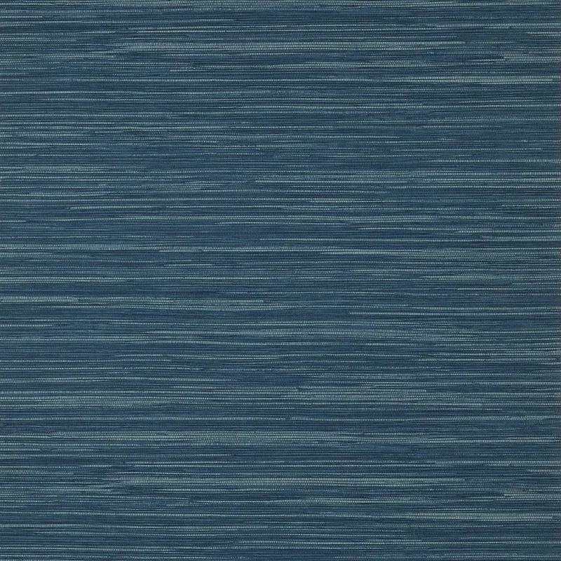Thibaut Normandy Wide Width — Navy Embossed Vinyl on Non Woven wallpaper in Navy