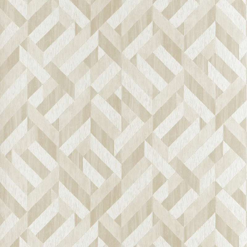 Thibaut Bristlecone Wide Width — Beige Embossed Vinyl on Non Woven wallpaper in Beige