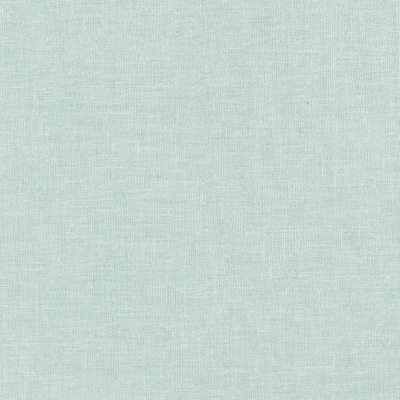 Thibaut Linen Weave Wide Width — Robin'S Egg PVC-Free, Thermo Polymer Olefin on Non Woven wallpaper in Robin'S Egg