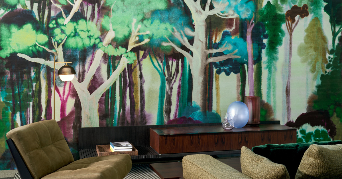 Arte Banyan — Deep Forest wallpaper detail
