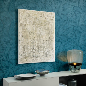 Arte Sabal — Petrol wallpaper detail