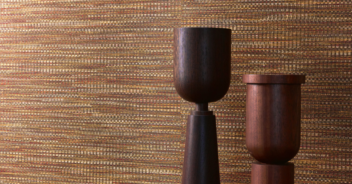 Arte Geloma — Sangria Red wallpaper detail