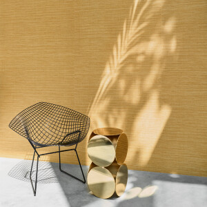 Arte Lignes — Ochre wallpaper detail