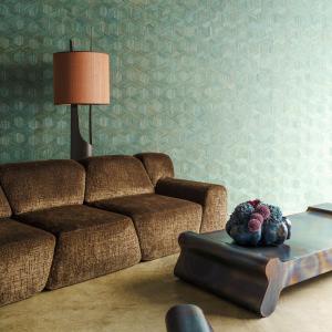 Arte Reflect — Turquoise wallpaper detail