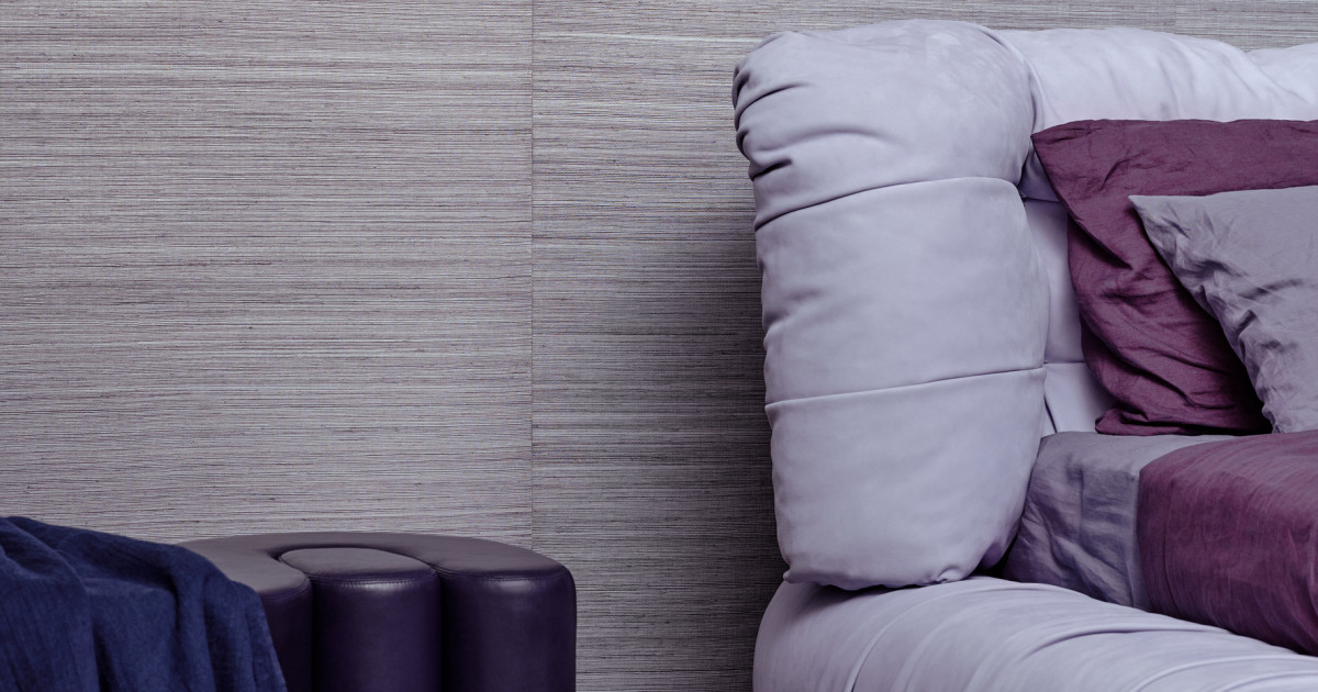Arte Line — Lilac wallpaper detail
