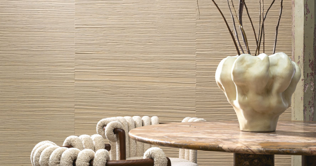 Arte Drift — Linen wallpaper detail