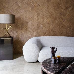 Arte Rutile — Nutmeg Brown wallpaper detail