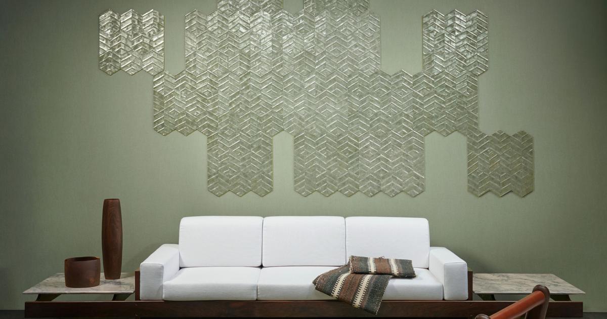 Arte Lucea — Seagrass wallpaper detail