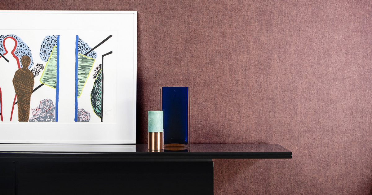 Arte Granville — Amaranth wallpaper detail