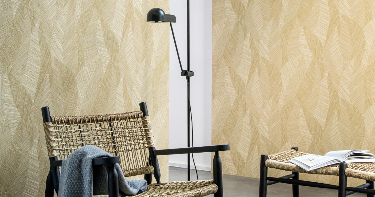 Arte Bounty — Ochre wallpaper detail