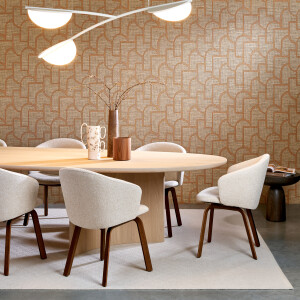 Arte Esparto Ibérico — Ginger wallpaper detail