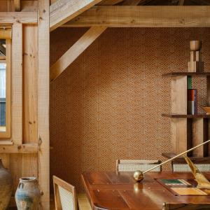 Arte Alata — Orange wallpaper detail