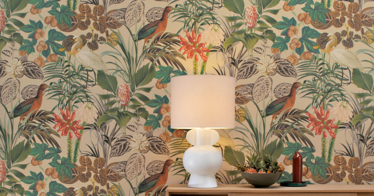 Arte The Wading Birds BOP502 wallpaper detail