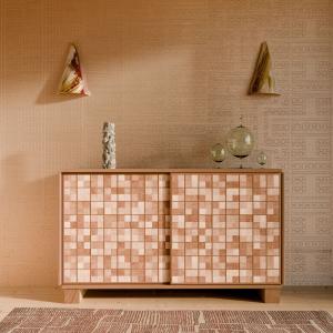 Arte Taio — Blush wallpaper detail