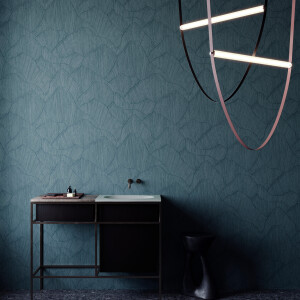 Arte Shards — Petrol wallpaper detail