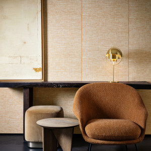 Arte Le Raphia Tissé — Mandarine wallpaper detail