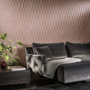 Arte Symbol — Vintage Blush wallpaper detail