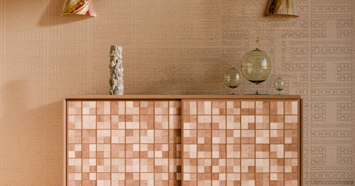 Arte Taio — Blush wallpaper detail