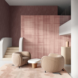 Arte Doudeville — Mauve wallpaper detail