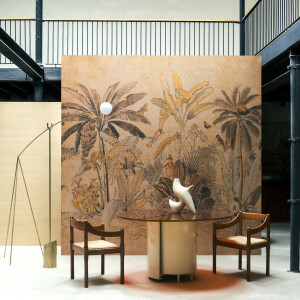 Arte Milk and Honey — Gold Storm wallpaper detail