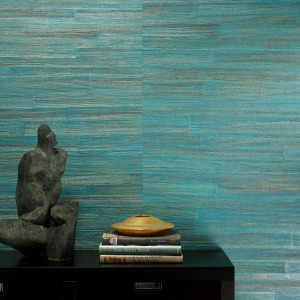 Arte Camago — Turquoise wallpaper detail
