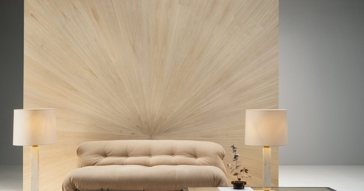 Arte Sunburst — Natural wallpaper detail
