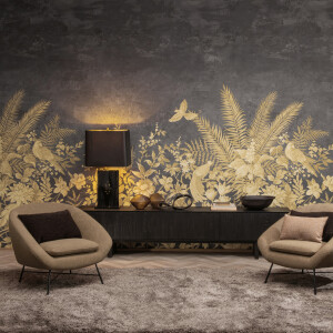 Arte Barraband's Garden BOP701 wallpaper detail