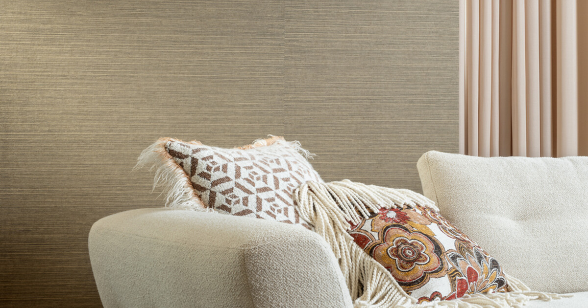 Arte Le Sisal — Bark wallpaper detail