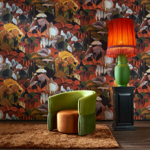 Arte All'Ombra dei Cipressi — Morning Glow wallpaper detail