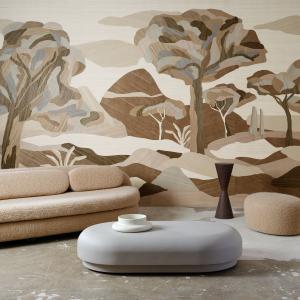Arte Under the Sycamore Tree — Winter Landscape wallpaper detail