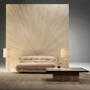 Arte Sunburst — Natural wallpaper detail